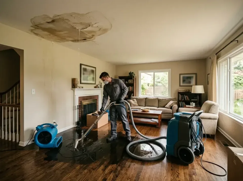 attic-pipe-burst-ceiling-drip-008 — frequently asked questions, Water Damage Restoration & Carpet Care in Algona, WA